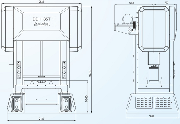 DDH-85T闭式双点高速精密冲床